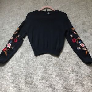 H&M DIVIDE navy sweater pullover